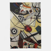 Kandinsky Transverse ungebrochene Linie Geschirrtuch (Vertikal)