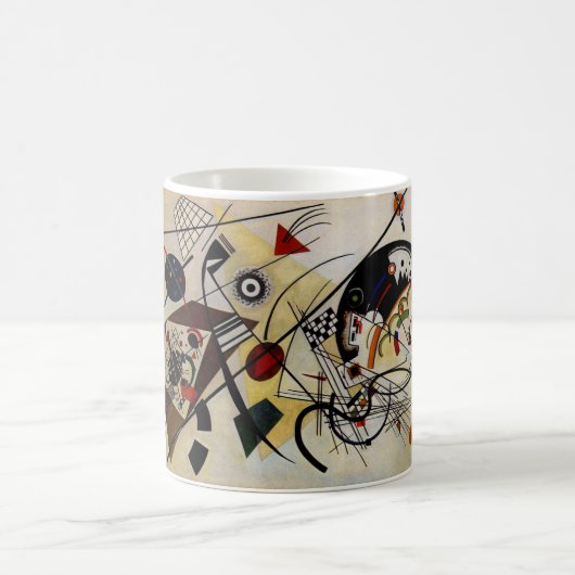 Kandinsky Transverse ungebrochene Linie Kaffeetasse (Mittel)