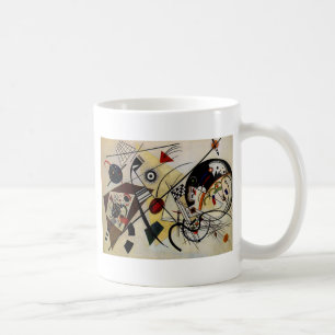 Kandinsky Transverse ungebrochene Linie Kaffeetasse