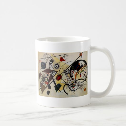 Kandinsky Transverse ungebrochene Linie Kaffeetasse (Rechts)
