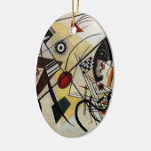 Kandinsky Transverse ungebrochene Linie Keramik Ornament (Links)