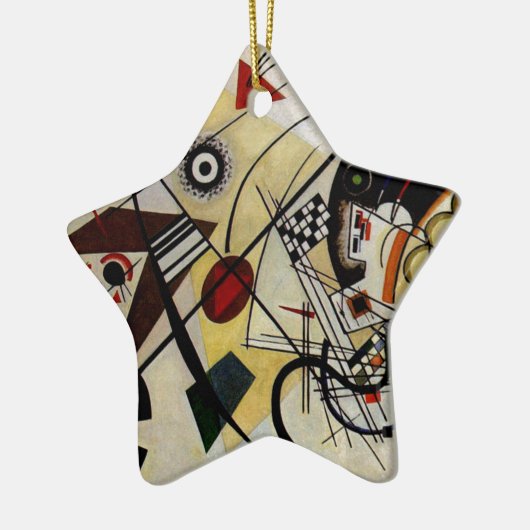Kandinsky Transverse ungebrochene Linie Keramikornament (Links)