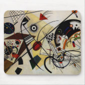Kandinsky Transverse ungebrochene Linie Mousepad (Vorne)