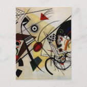 Kandinsky Transverse ungebrochene Linie Postkarte (Vorderseite)