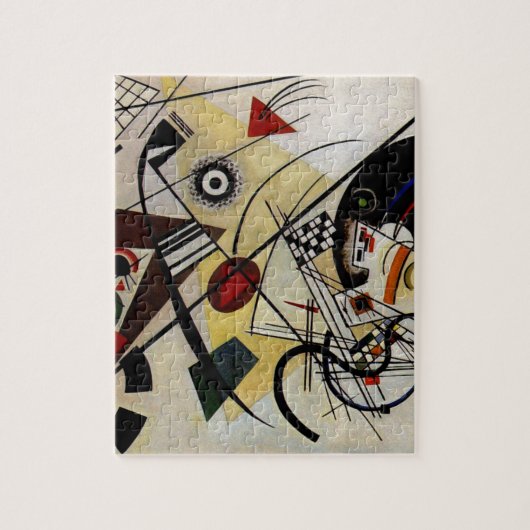 Kandinsky Transverse ungebrochene Linie Puzzle (Vertikal)