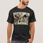 Kandinsky Transverse ungebrochene Linie T-Shirt (Vorderseite)