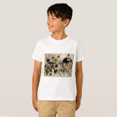 Kandinsky Transverse ungebrochene Linie T-Shirt (Vorne ganz)