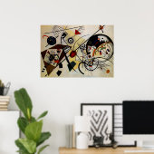 Kandinsky Transverse Unlimited Line Art Poster (Heimbüro)