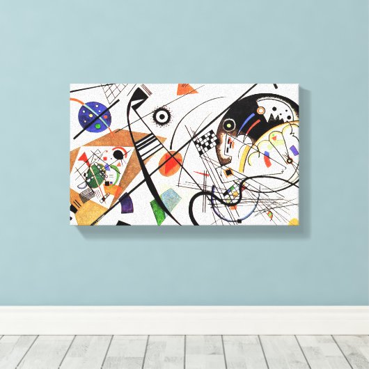 Kandinsky Tranverse Line Leinwanddruck (Insitu (Holzboden))