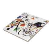 Kandinsky Tranverse Linie Fliese (Seite)