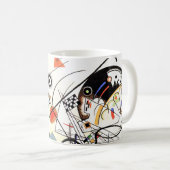 Kandinsky Tranverse Linie Tasse (VorderseiteRechts)