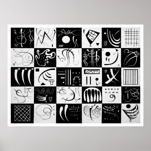 Kandinsky - Trente, 1936 Poster (Vorne)
