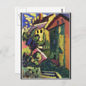 Kandinsky - Treppen zum Schloss Postkarte (Vorne/Hinten)