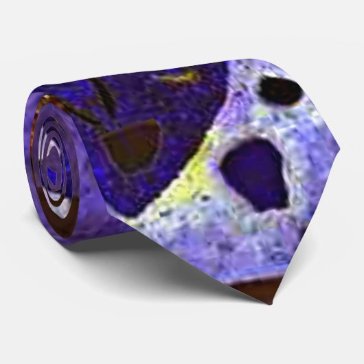 Kandinsky - Twilight Krawatte (Gerollt)