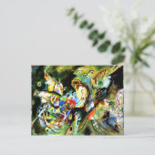 Kandinsky - übergestoßen postkarte (Stehend Vorderseite)