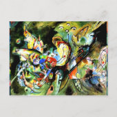 Kandinsky - übergestoßen postkarte (Vorderseite)