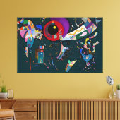 KANDINSKY - UM DEN KREIS - 1940 - LEINWANDDRUCK (Insitu (Wohnzimmer))
