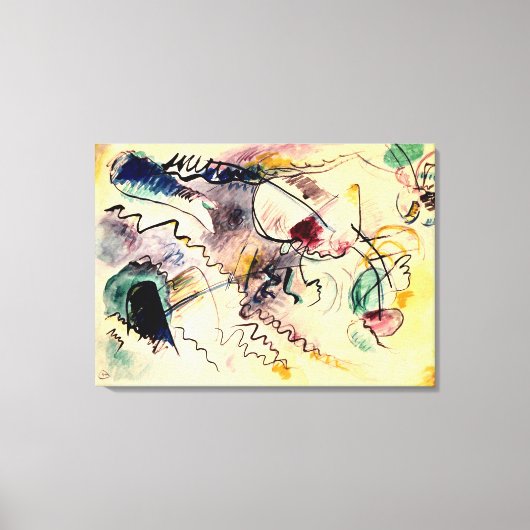 Kandinsky - Unbenannt, 1913 Kunstwerk Leinwanddruck (Vorderseite)
