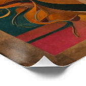 Kandinsky und Malevichs Pferd: Ein geometrischer M Poster (Ecke)