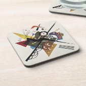 Kandinsky-Untersetzer Inspiriert Getränkeuntersetzer (Linke Seite)