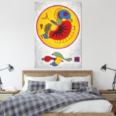 KANDINSKY - UNTITLED - c. 1944 - Bauhaus Leinwanddruck (Insitu (Schlafzimmer))