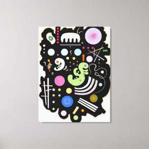 KANDINSKY - VARIEGIERTER SCHWARZ (Noir bigarré) - Leinwanddruck