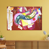 KANDINSKY - VARIEGIERTER SCHWARZ (Noir bigarré) - Leinwanddruck (Insitu (Wohnzimmer))