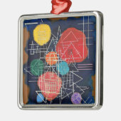 Kandinsky - Veiled Glow Ornament Aus Metall (Links)