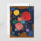 Kandinsky - Veiled Glow Postkarte (Vorne/Hinten)