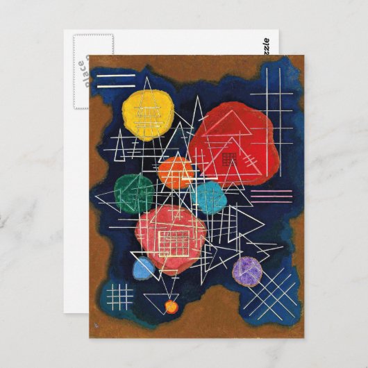 Kandinsky - Veiled Glow Postkarte (Vorne/Hinten)