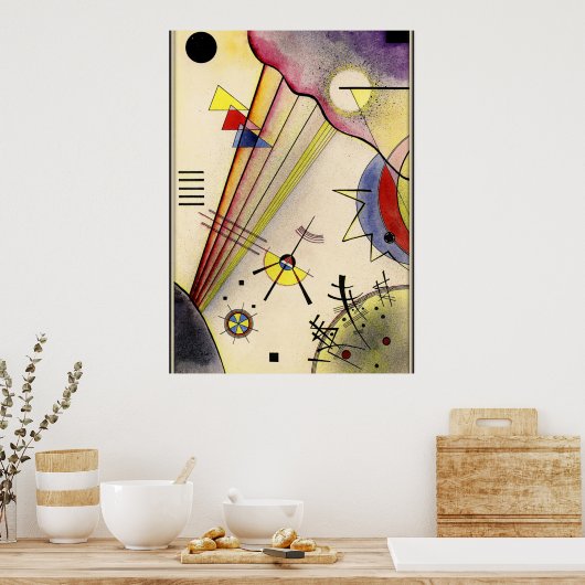 Kandinsky - Verbindung löschen Poster (Küche)