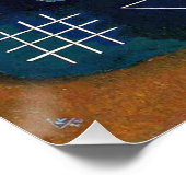Kandinsky - Verhüllter Glanz Poster (Ecke)