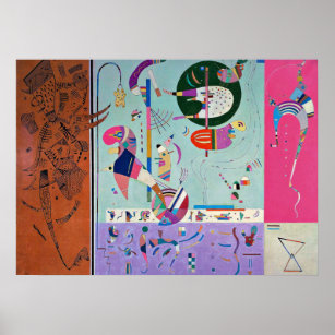 Kandinsky - Verschiedene Teile Poster