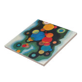 Kandinsky vertieft Impulse Abstraktes Öl auf Leinw Fliese (Seite)