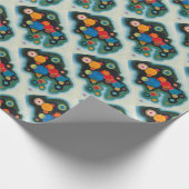 Kandinsky vertieft Impulse Abstraktes Öl auf Leinw Geschenkpapier (Ecke)