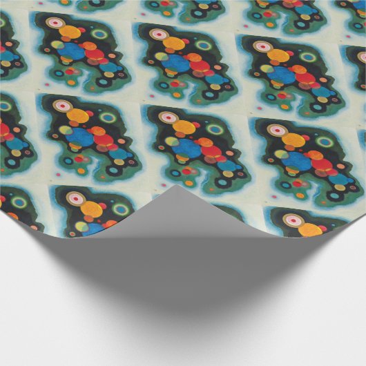 Kandinsky vertieft Impulse Abstraktes Öl auf Leinw Geschenkpapier (Ecke)