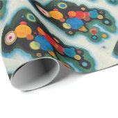 Kandinsky vertieft Impulse Abstraktes Öl auf Leinw Geschenkpapier (Rolleneckpunkt)