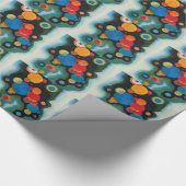 Kandinsky vertieft Impulse Abstraktes Öl auf Leinw Geschenkpapier (Ecke)