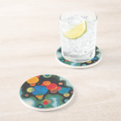 Kandinsky vertieft Impulse Abstraktes Öl auf Leinw Getränkeuntersetzer (Seite)