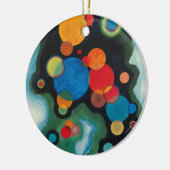 Kandinsky vertieft Impulse Abstraktes Öl auf Leinw Keramik Ornament (Links)