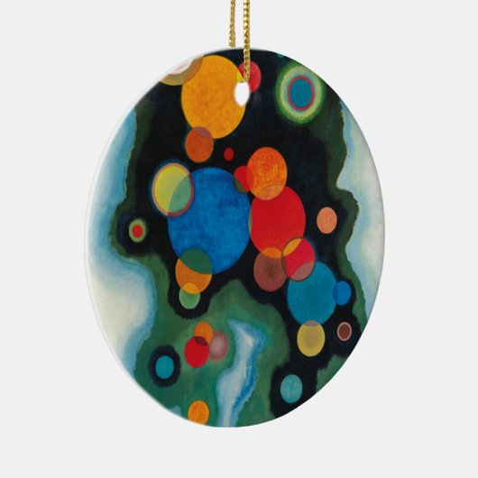 Kandinsky vertieft Impulse Abstraktes Öl auf Leinw Keramik Ornament (Rechts)
