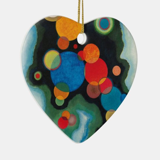 Kandinsky vertieft Impulse Abstraktes Öl auf Leinw Keramikornament (Rechts)