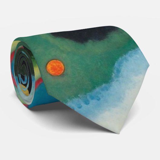 Kandinsky vertieft Impulse Abstraktes Öl auf Leinw Krawatte (Gerollt)