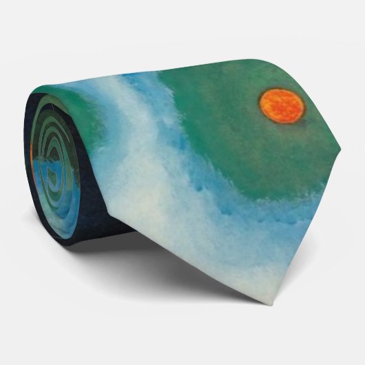 Kandinsky vertieft Impulse Abstraktes Öl auf Leinw Krawatte (Gerollt)