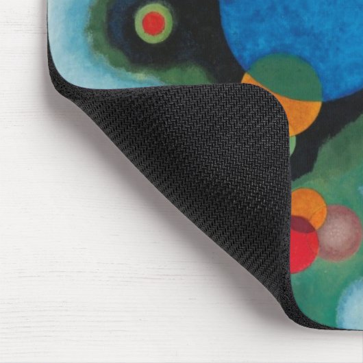 Kandinsky vertieft Impulse Abstraktes Öl auf Leinw Mousepad (Ecke)