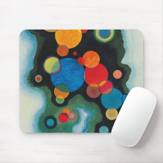 Kandinsky vertieft Impulse Abstraktes Öl auf Leinw Mousepad (Mit Mouse)
