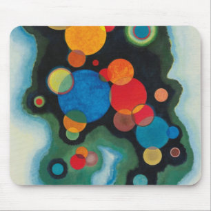 Kandinsky vertieft Impulse Abstraktes Öl auf Leinw Mousepad