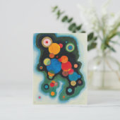 Kandinsky vertieft Impulse Abstraktes Öl auf Leinw Postkarte (Stehend Vorderseite)
