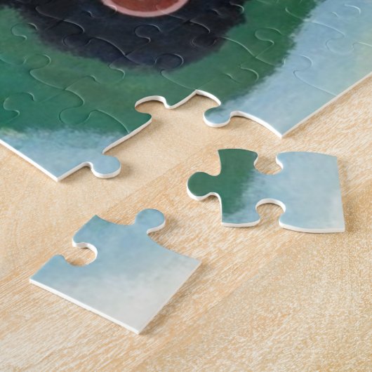 Kandinsky vertieft Impulse Abstraktes Öl auf Leinw Puzzle (Seite)