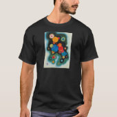 Kandinsky vertieft Impulse Abstraktes Öl auf Leinw T-Shirt (Vorderseite)
